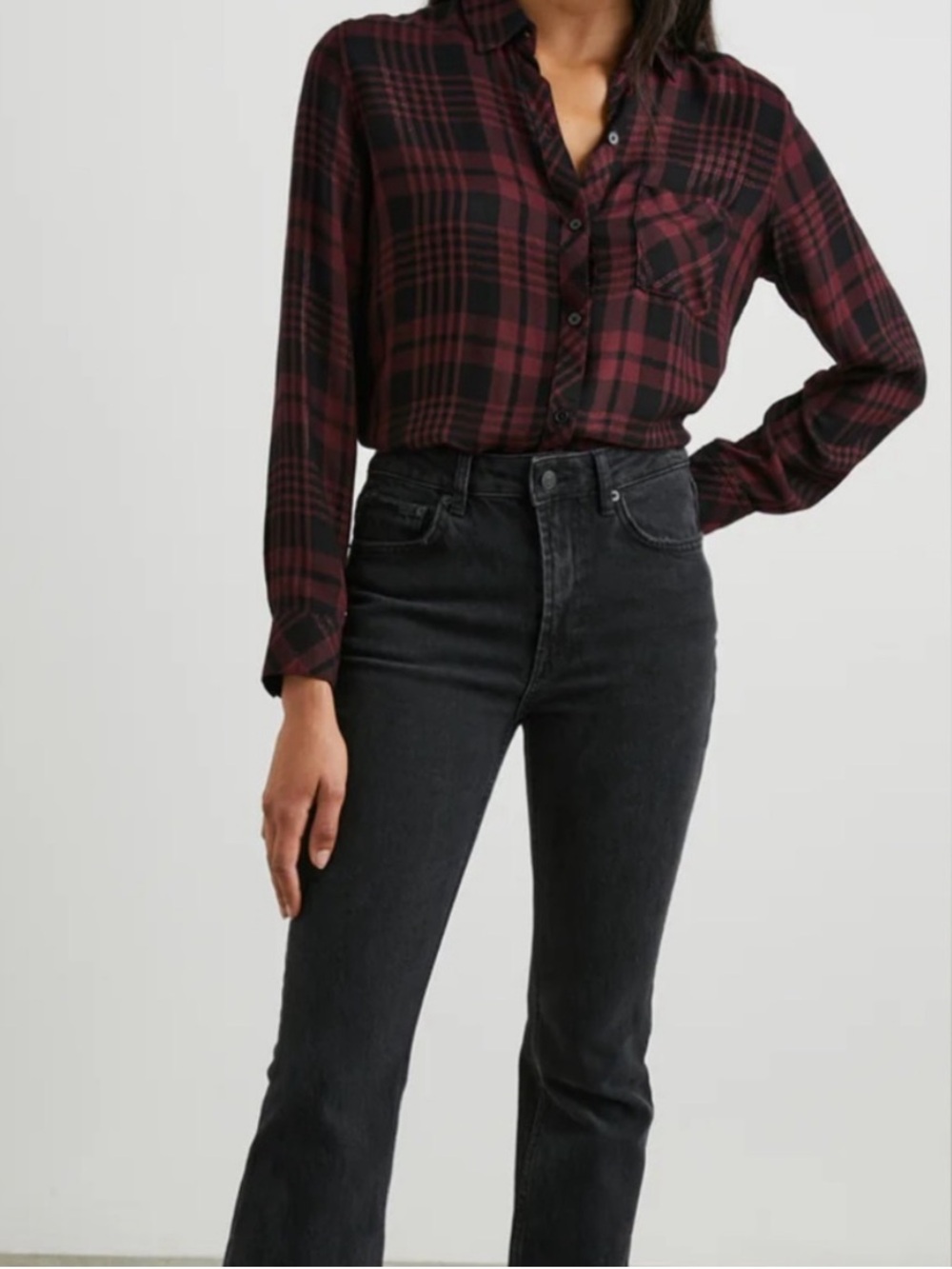 NEW! RAILS HUNTER Black Merlot Lurex - Picture 3 of 11